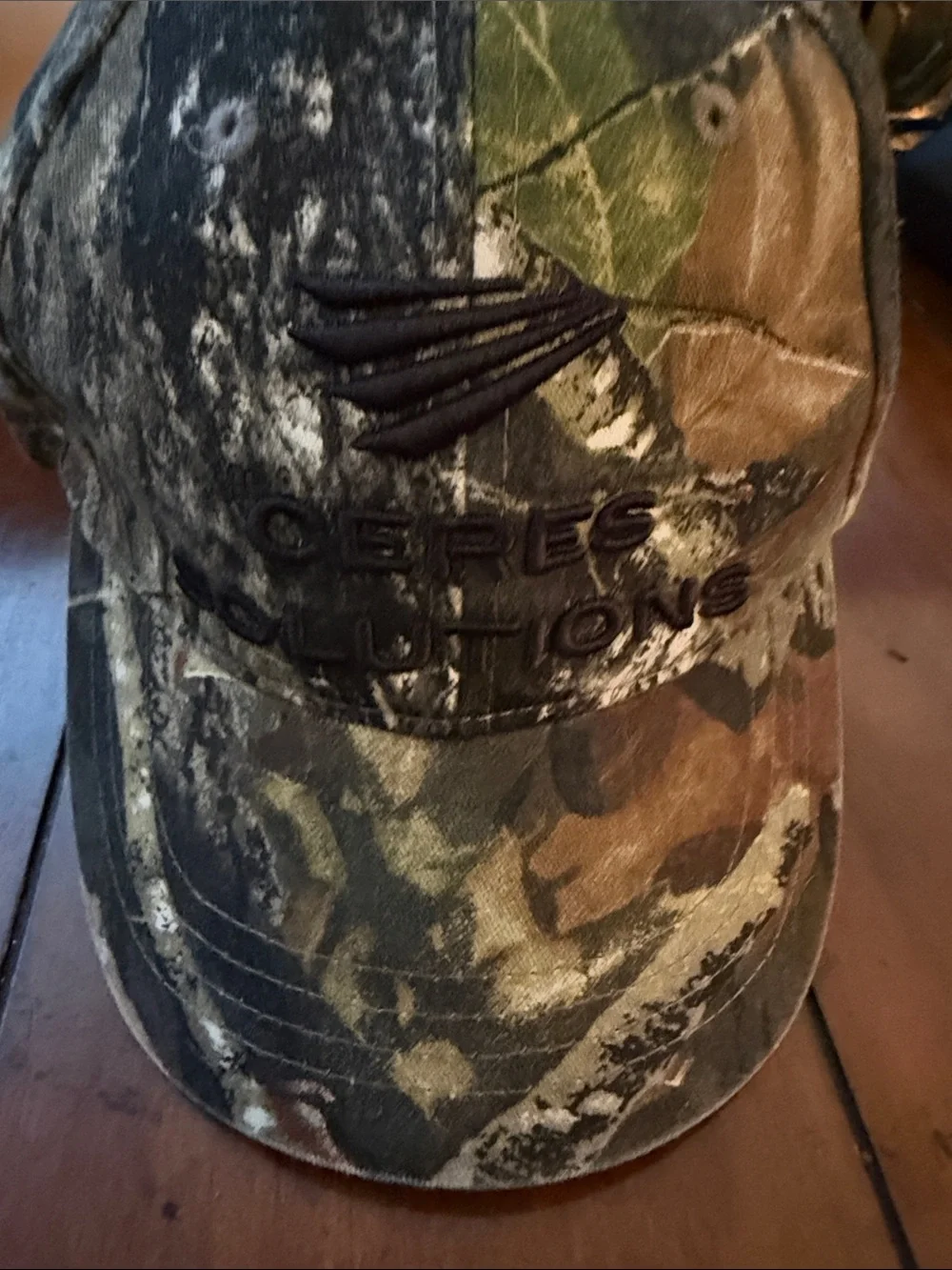 Camo Outdoor Cap - Realtree Style Mossy Green Baseball Hat